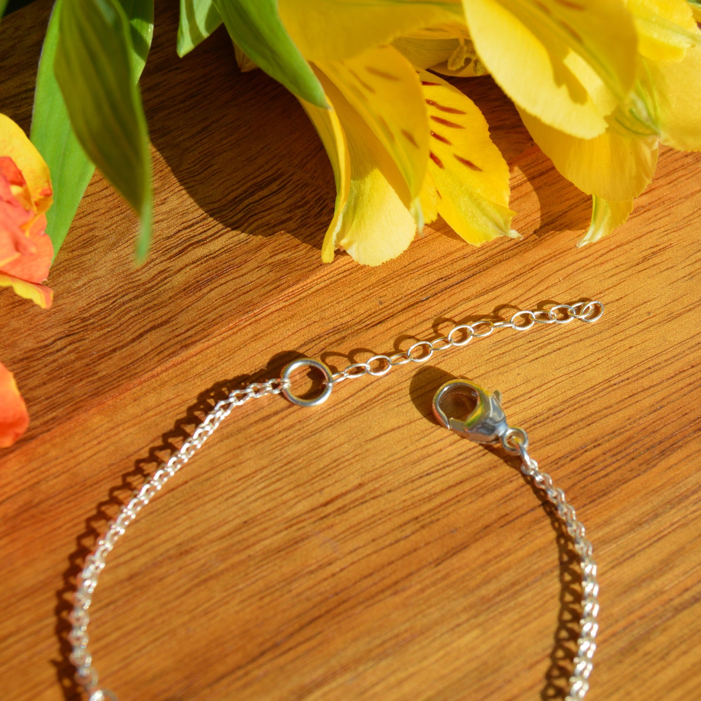 Sterling Silver Bracelet Ethno Eleganza - Fairytale - Bordeaux