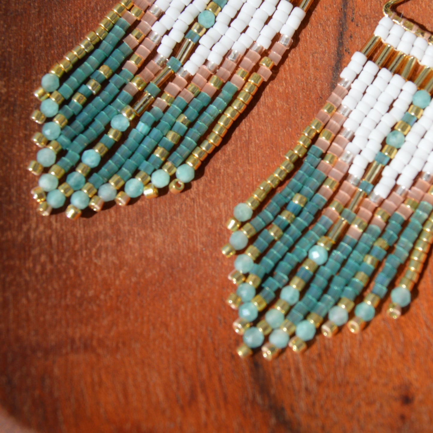 Details with Amazonite gemstones.