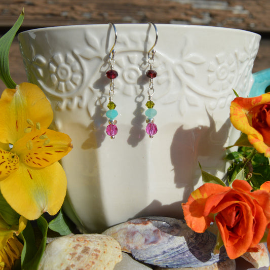 Sterling silver earrings Sweeties.