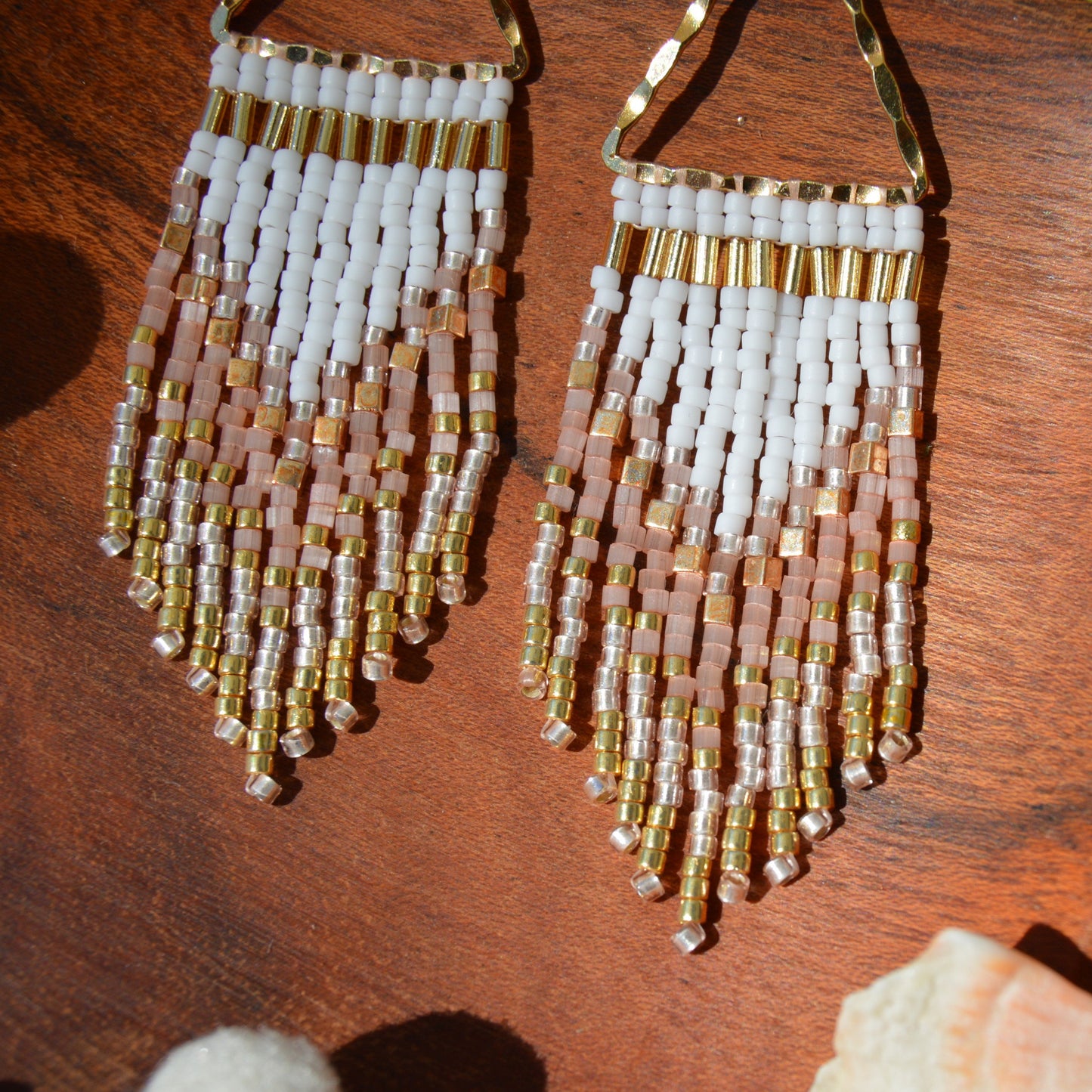 Small fringe earrings Cleopatra.